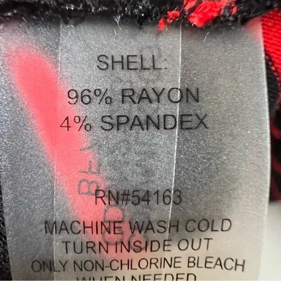 Retro Striped Tank Dress SZ 14 Calvin Klein Black Red Jersey Stretch Sporty Prep - Picture 5 of 6